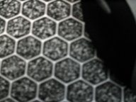 Close up of X-trac's hex patterned surface