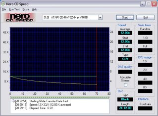 Nero CD Speed - CD-RW