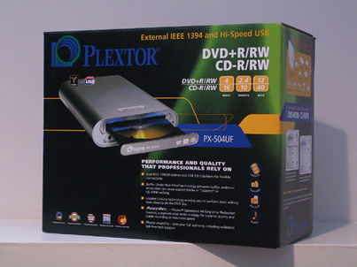 Plextor PX-504UF - External DVD+R/W and CD-R/W - Bjorn3D.com