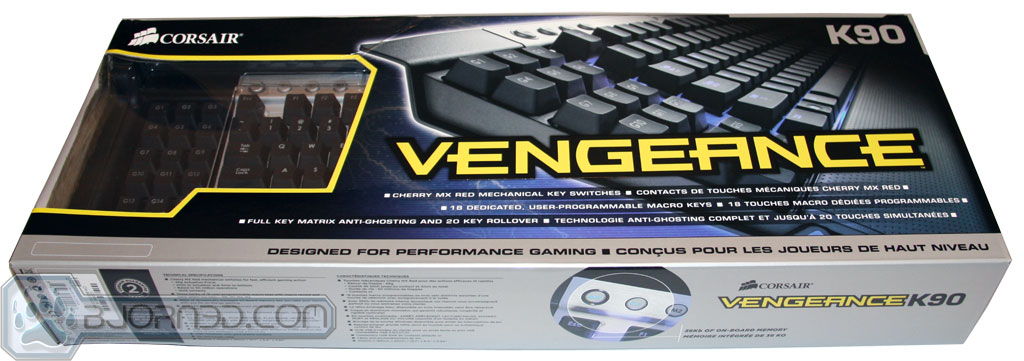 Regnfuld Hane Direkte Corsair Vengeance K90 Keyboard - Bjorn3D.com