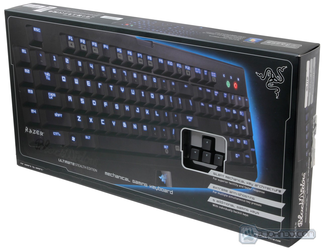 Razer BlackWidow Ultimate Backlit Mechanical Gaming Keyboard Cherry Blue Switch 