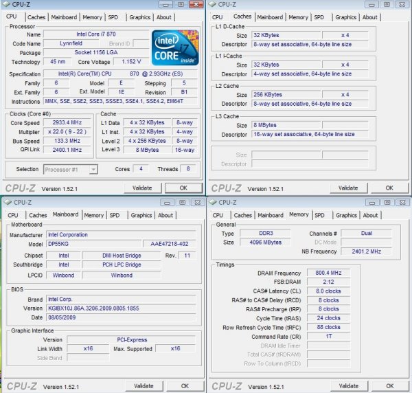 Intel i7 870 2.93ghz