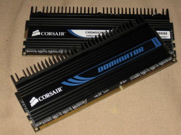 Corsair Dominator DDR3 1600 (CDM4GX3M2A1600C8) -