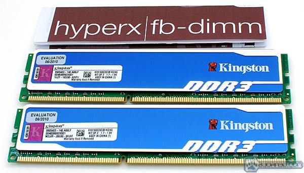 Kingston HyperX Blu 1600MHz (KHX1600C9D3B1K2) Bjorn3D.com