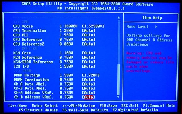 MB Intelligent Tweaker Screen #2