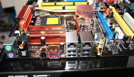Back of the motherboard