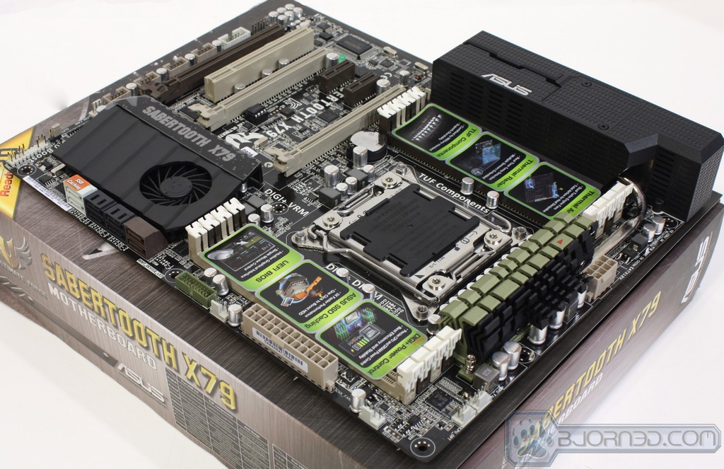 ASUS X79 Sabertooth Motherboard - Bjorn3D.com