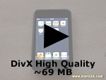 DivX High Quality ~69MB