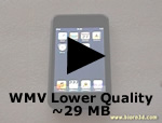 WMV Lower Quality ~29MB