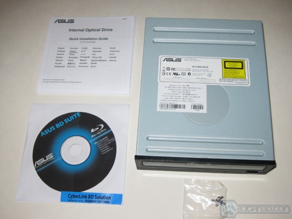 Asus BD-Combo (Blu-Ray Combo Optical Drive BC-08B1ST) - Bjorn3D.com