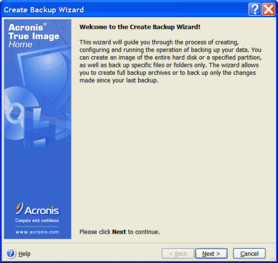 does acronis true image bios settting