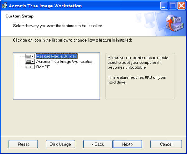 acronis true image workstation 9.1 windows 7 compatibility