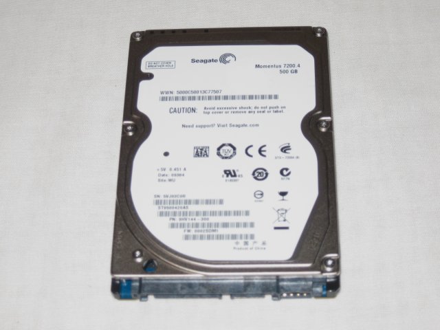 Seagate Momentus 2.5 inch 500 GB Hard Drive - Bjorn3D.com