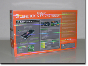 LeadTek WinFast GTX260 Extreme+ Orange Box Rear
