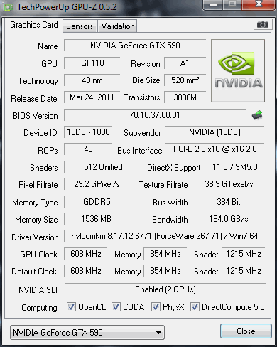 Gtx 590 online evga