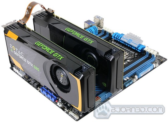 ZOTAC GTX 680s Extreme Overclock in SLI Bjorn3D